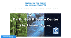 Desktop Screenshot of earthseaspacemuseum.org